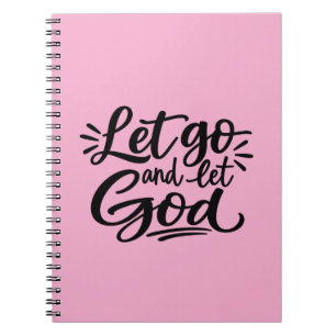 Caderno Espiral Deixe ir e deixe Deus