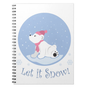 Caderno Espiral Deixe-O Neve! (Polar Bear Cub)