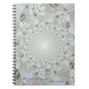 Caderno Espiral Deixe seu ~ dos sonhos ser uma semente…