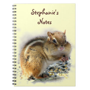 Caderno Espiral Deleitando o Chipmunk