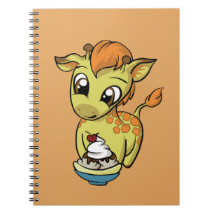 Caderno Espiral Deleite doce! Girafa