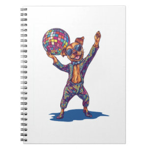 Caderno Espiral Delícia do Cachorro Disco � Cachorrinho de Festa D