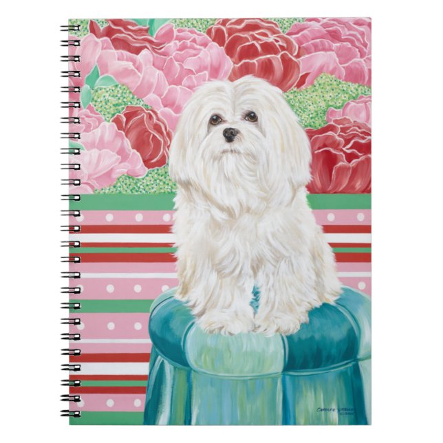 Caderno Espiral Della Rosa maltesa (Frente)