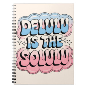 Caderno Espiral Delulu é o Solulu