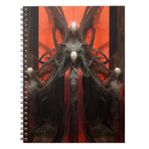 Caderno Espiral Demon cria horror à fantasia escura