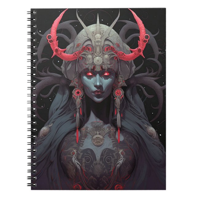 Caderno Espiral Demon Queen Fantasy Art (Frente)