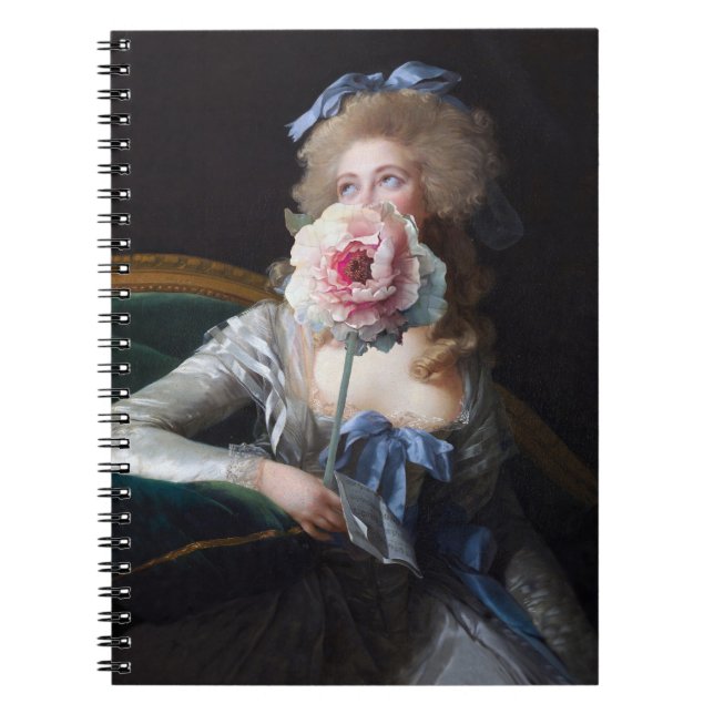 Caderno Espiral Demura com Pequim Rosa (Frente)