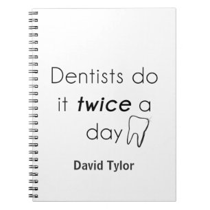 Caderno Espiral Dentista!