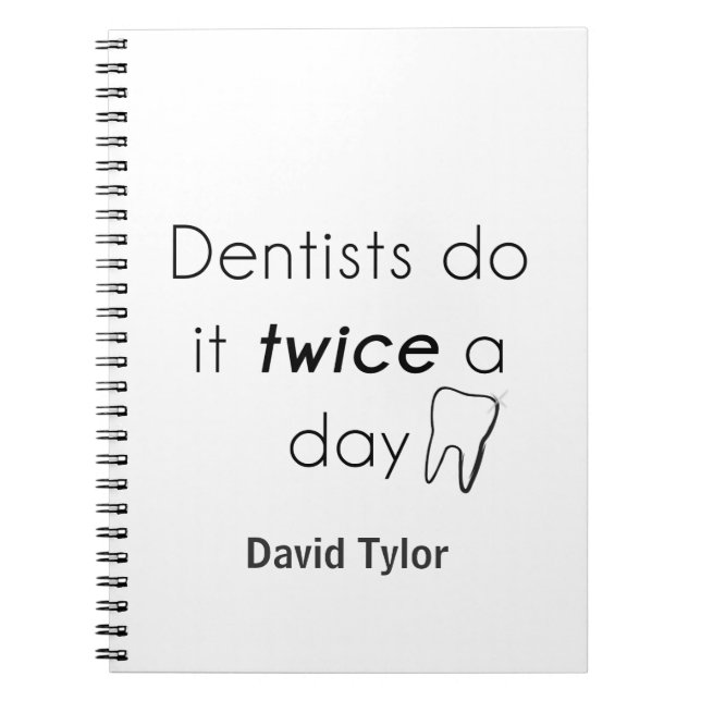 Caderno Espiral Dentista! (Frente)
