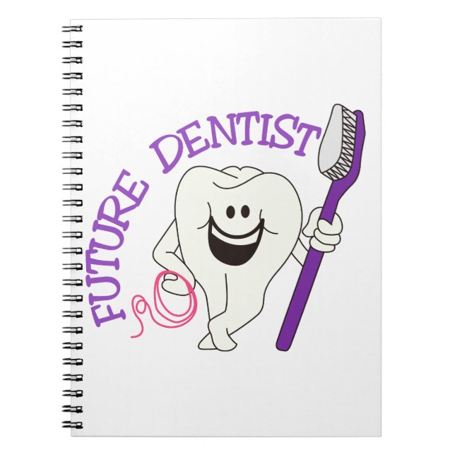 Caderno Espiral Dentista futuro (Frente)