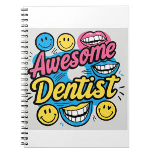 Caderno Espiral Dentista incrível obrigado