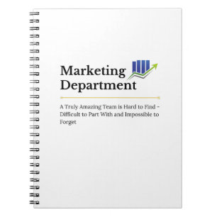 Caderno Espiral Departamento de Marketing