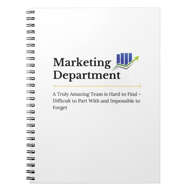Caderno Espiral Departamento de Marketing (Frente)