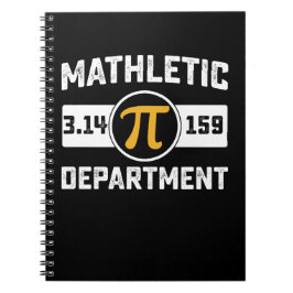 Caderno Espiral Departamento Matemático Dia do Pi Matemática Vinta