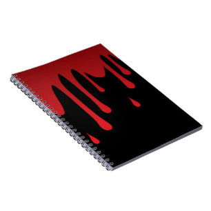 Caderno Espiral Derrame de sangue