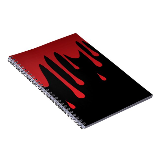 Caderno Espiral Derrame de sangue (Lado Direito)