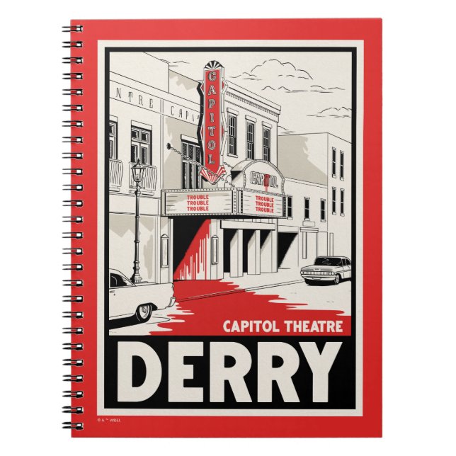 Caderno Espiral Derry Capitol Theater (Frente)