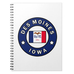 Caderno Espiral Des Moines Iowa