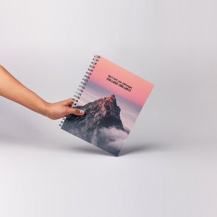 Caderno Espiral Desafie seus limites - Notebook motivacional