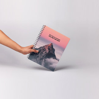 Caderno Espiral Desafie seus limites - Notebook motivacional