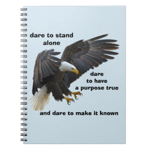 Caderno Espiral Desafio a estar edição sozinha, americana da ág