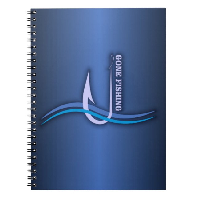 Caderno Espiral Desapareceu da pesca (gancho) (Frente)