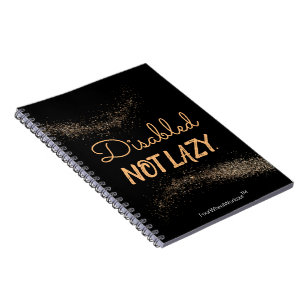 Caderno Espiral Desativado. Não É Preguiçoso.