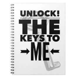 Caderno Espiral Desbloquear! Notebook As Chaves para Mim