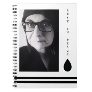 Caderno Espiral descansar em paz lágrima