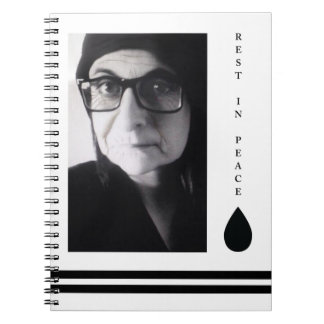 Caderno Espiral descansar em paz lágrima