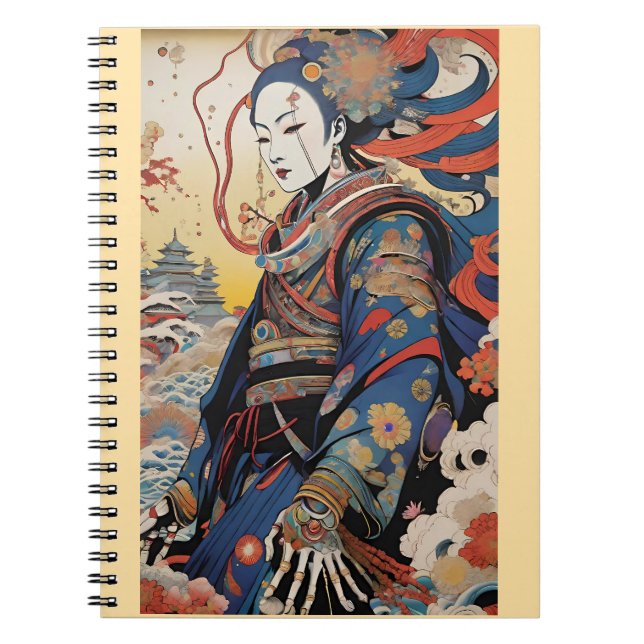 Caderno Espiral Descida do inverno - Ken Gage Surreal Art (Frente)