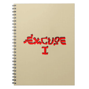 Caderno Espiral Desculpa mim