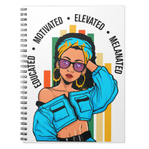 Caderno Espiral Desculpem-me a Rainha Negra Negra