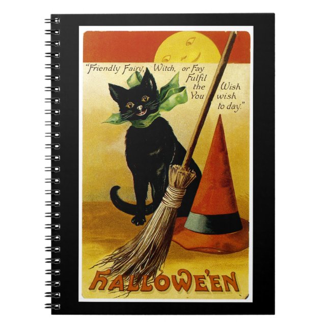 Caderno Espiral Desejo de Halloween (Frente)