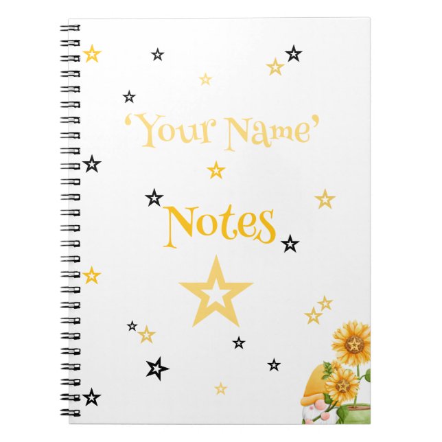 Caderno Espiral Desejos de gnomo  (Frente)