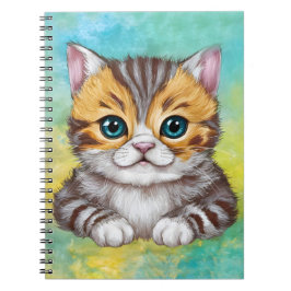 Caderno Espiral Desenhando Gato