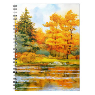 Caderno Espiral Desenhar de esboço de aquarelas desenhado à mão