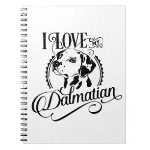 Caderno Espiral Desenho Animado Amante de Cachorro Fofinho da Dalm