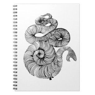 Caderno Espiral desenho cobra