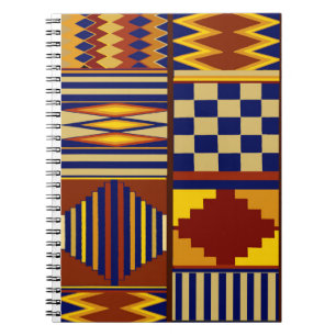 Caderno Espiral desenho de tapete de oração Kilim