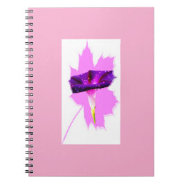 Caderno Espiral Desenho Floral