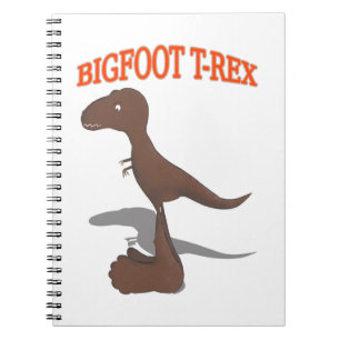 Caderno Espiral Desenho T-Rex Bigfoot