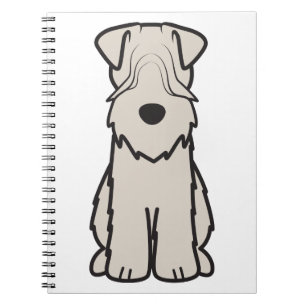 Caderno Espiral Desenhos animados Wheaten brandamente revestidos