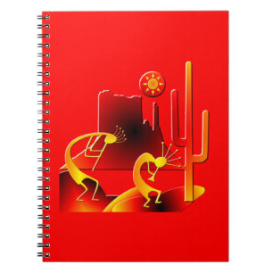 Caderno Espiral Desert Kokopelli