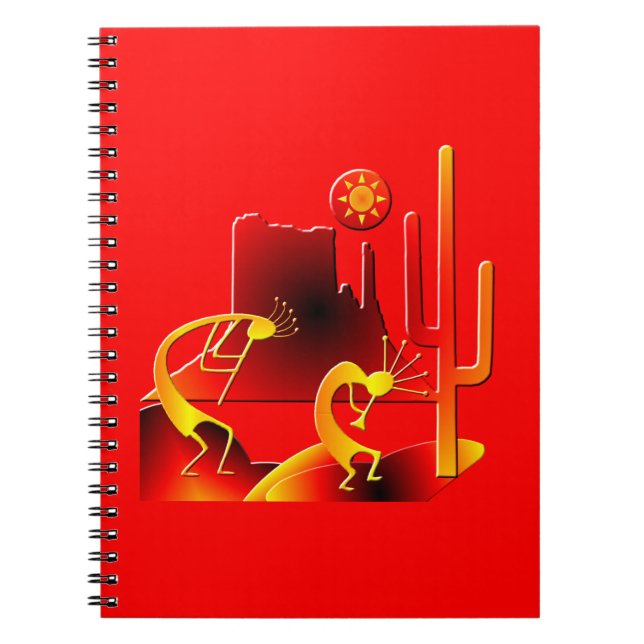 Caderno Espiral Desert Kokopelli (Frente)
