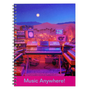 Caderno Espiral Desert Music Studio