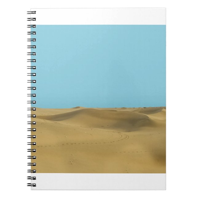 Caderno Espiral deserto ao sol (Frente)
