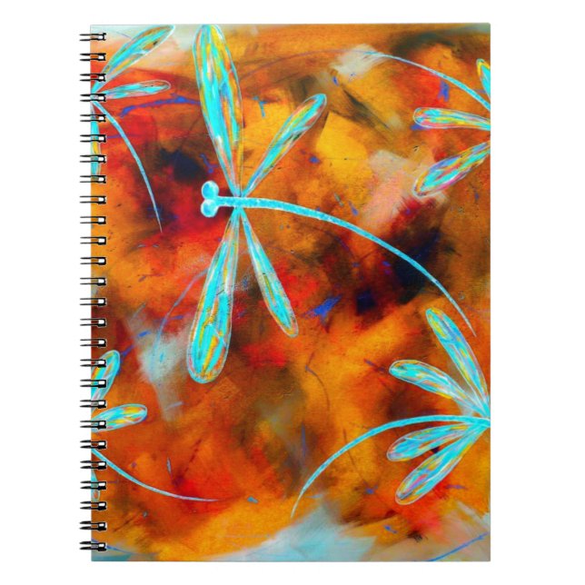 Caderno Espiral Deserto de Dragonfly (Frente)