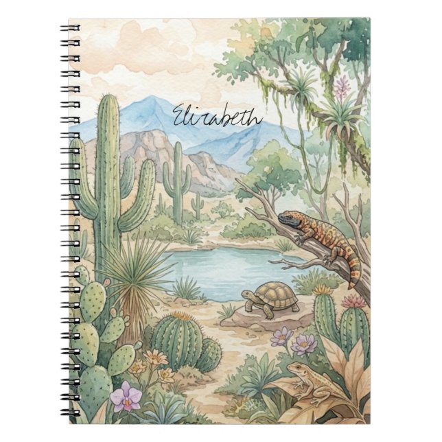 Caderno Espiral Deserto Seco (Frente)