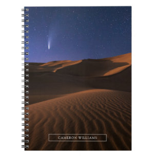 Caderno Espiral Desertos Galáxia de Areia Duna